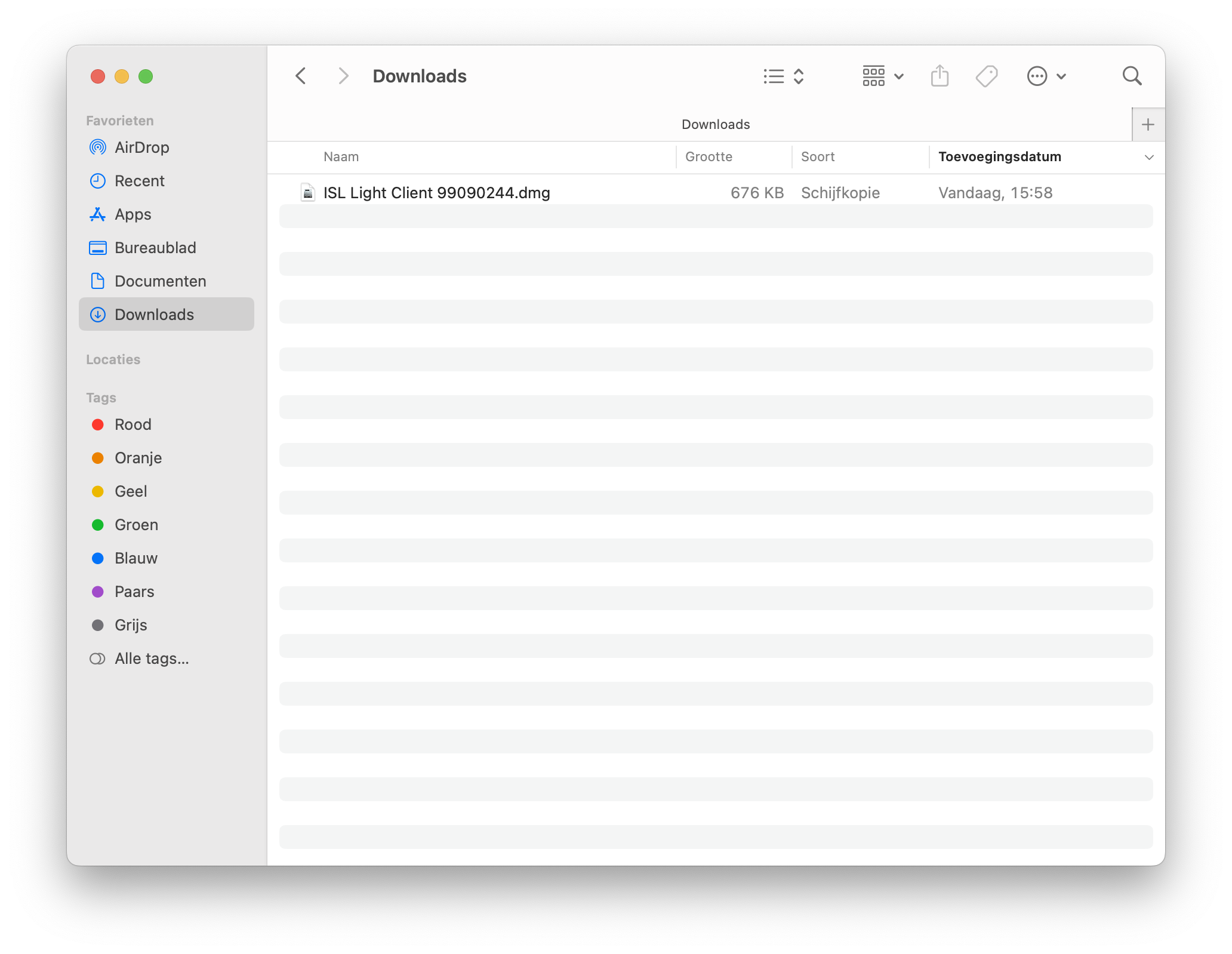 Stap 2: Bestand openen in Downloads