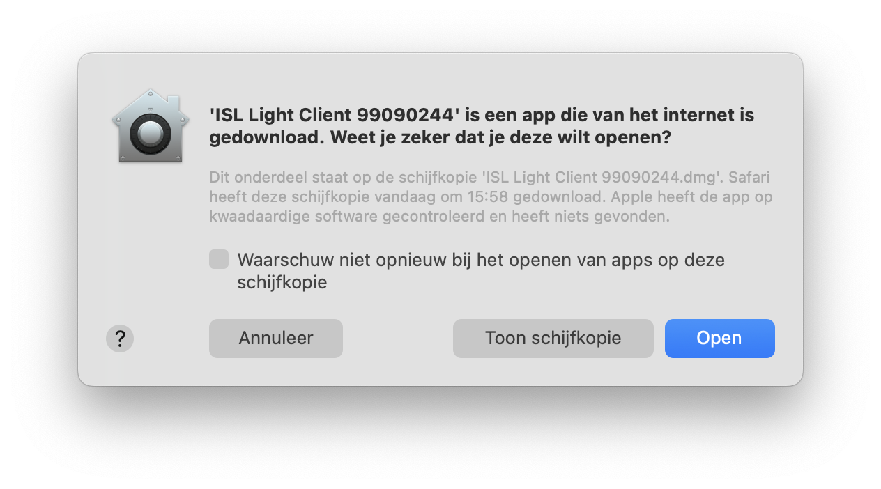 Stap 4: Gatekeeper bevestigen