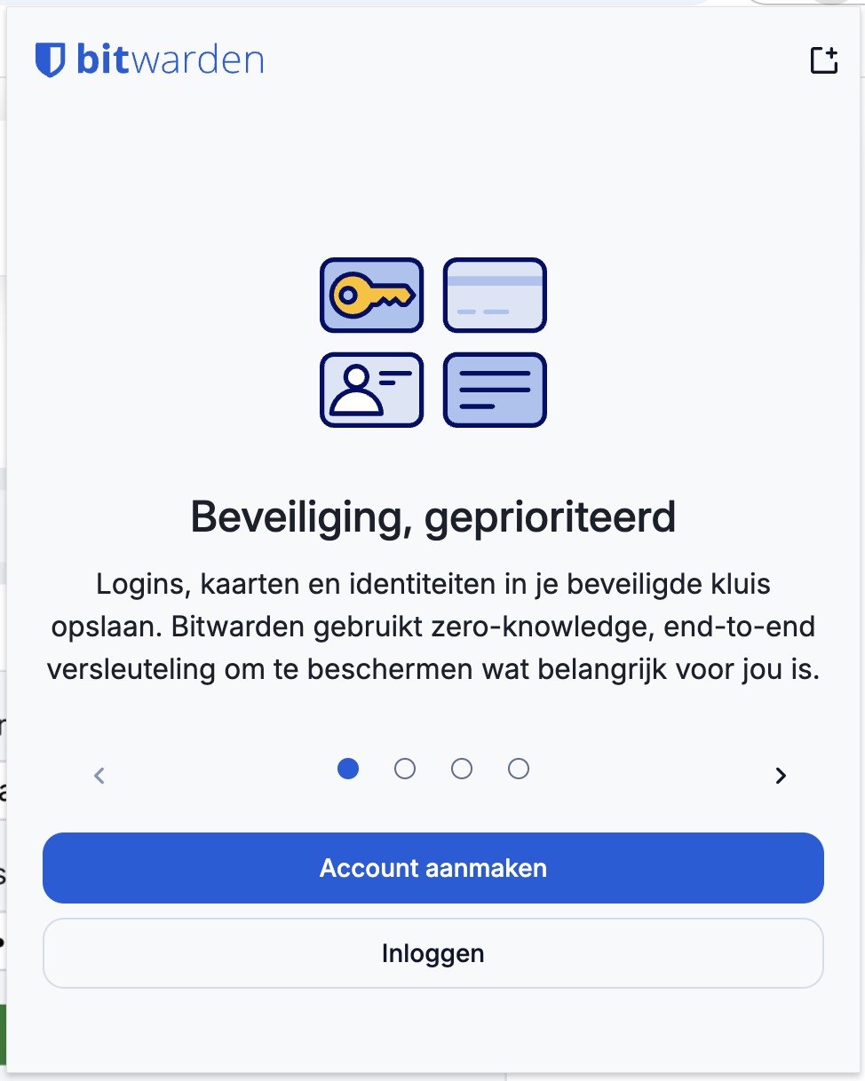 Stap 8: Inloggen starten